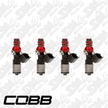 Cobb Tuning Top Feed 1300x Fuel Injectors - Subaru WRX 01-14/STI 01-21/Forester XT 03-13/Liberty GT 07-14