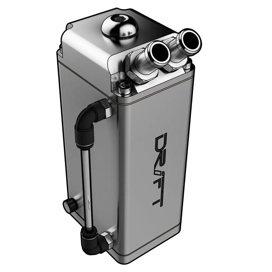 SAAS Oil Catch Tank Polished 600ml Rectangle D1-OCT-P - view 1