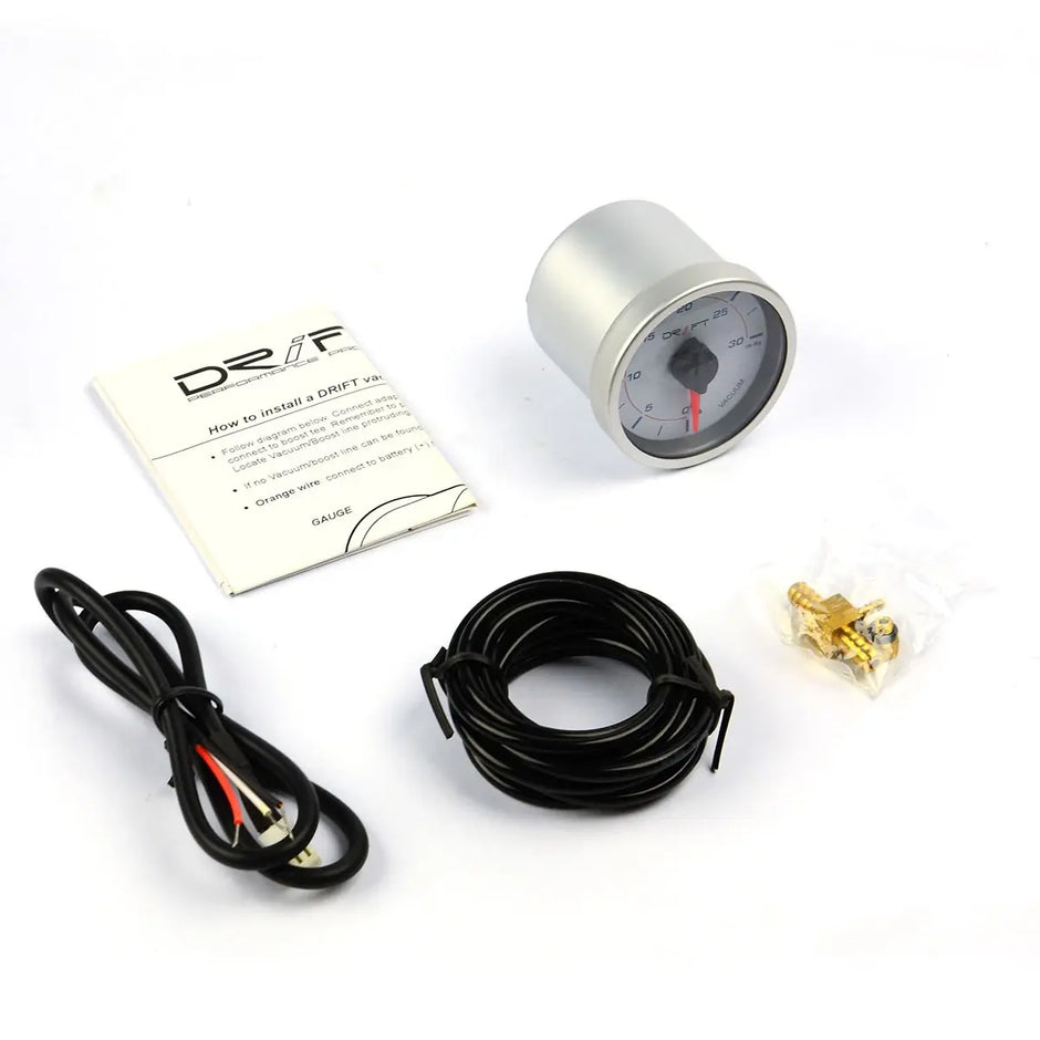 Drift Vacuum Gauge 52mm Saturn Series 12V D1-VAC-52W - view 3