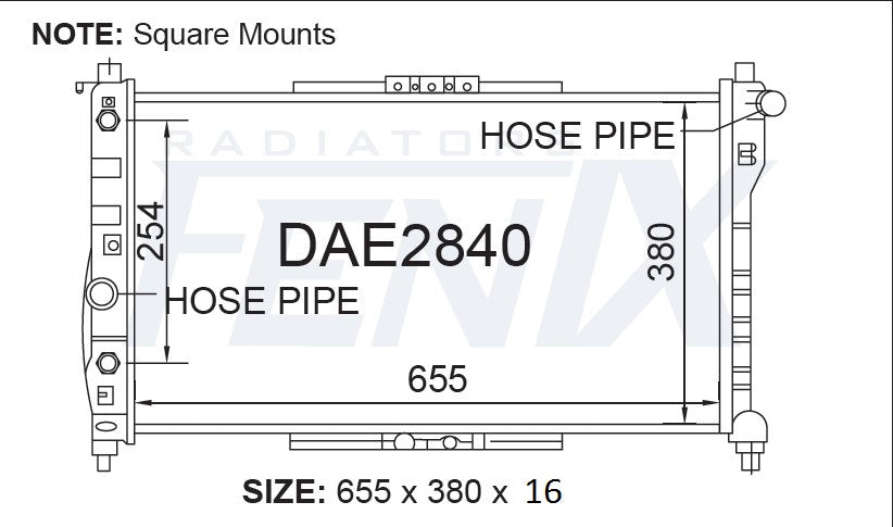 NUBIRA 3-4 — DAE2840-PA16A — manufacturer main image