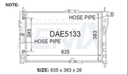 Daewoo Espero Radiator — DAE5133-PA26A — manufacturer main image