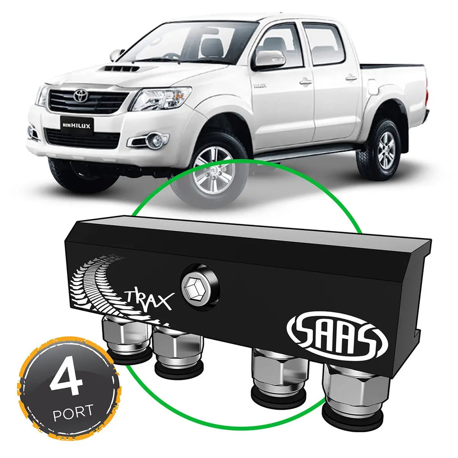 SAAS Diff Breather Kit 4 Port suit TOYOTA HILUX 1997-2015 All Models DB1001-1101 - view 1