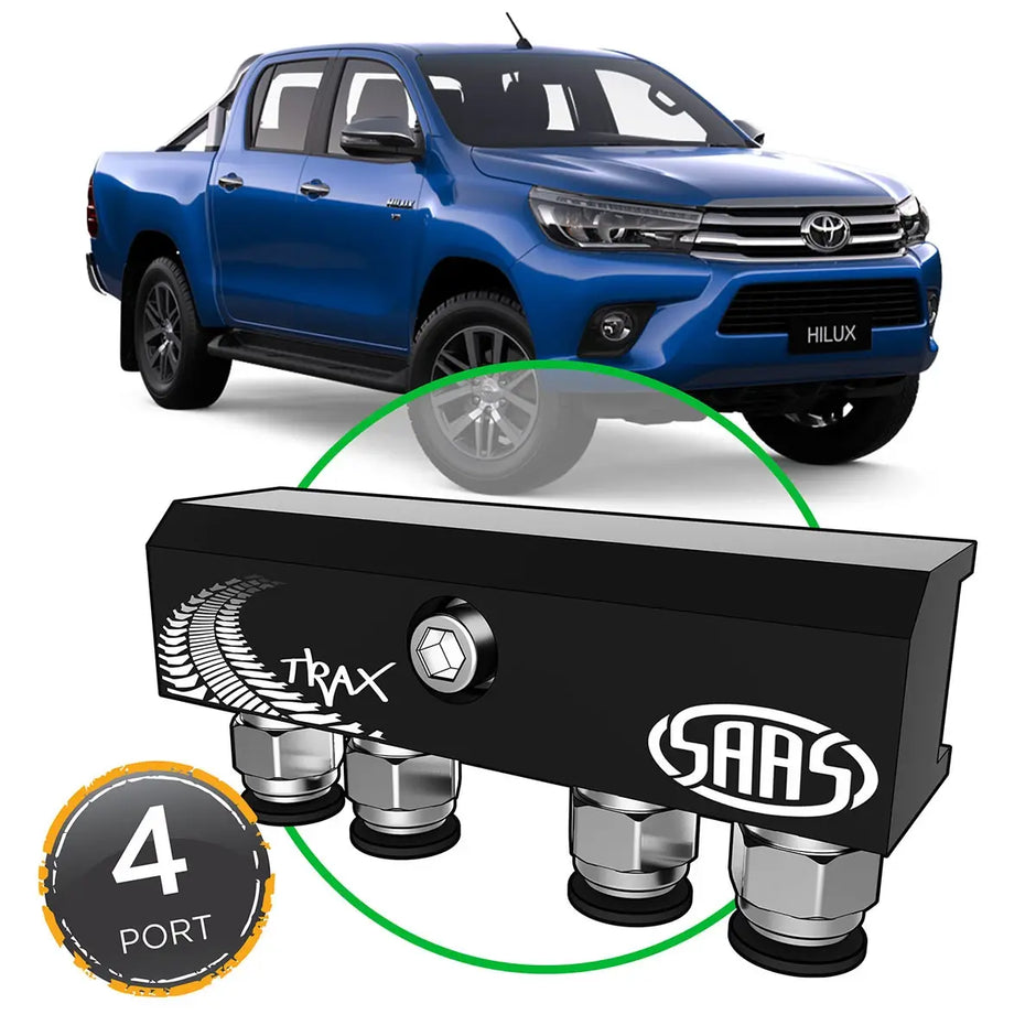 SAAS Diff Breather Kit 4 Port suit TOYOTA HILUX 2016 > All Models DB1001-1103 - view 1