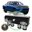 SAAS Diff Breather Kit 4 Port suit TOYOTA HILUX 2016 > All Models DB1001-1103 - view 1