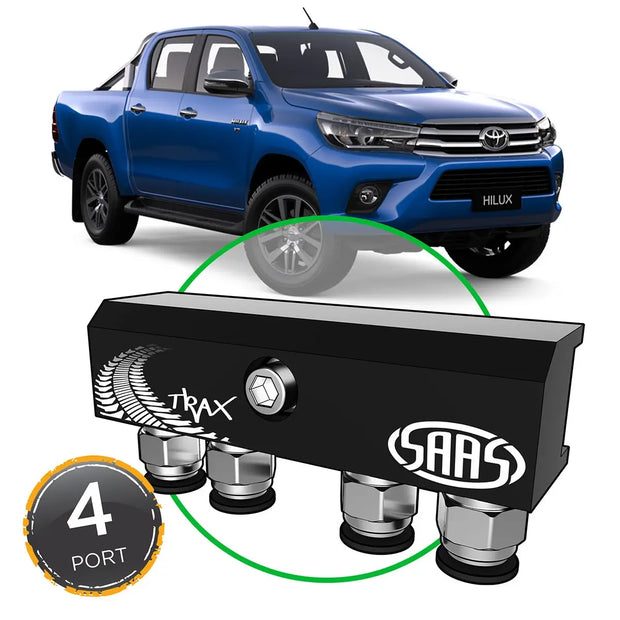 SAAS Diff Breather Kit 4 Port suit TOYOTA HILUX 2016 > All Models DB1001-1103 - view 1
