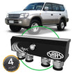 SAAS Diff Breather Kit 4 Port suit TOYOTA PRADO 90 Series 1996-2002 DB1001-1203 - view 1