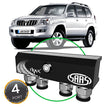 SAAS Diff Breather Kit 4 Port suit TOYOTA PRADO 120 Series 2002-2009 DB1001-1204 - view 1