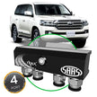 SAAS Diff Breather Kit 4 Port suit TOYOTA LANDCRUISER 200 Series 2007-2018 DB1001-1208 - view 1