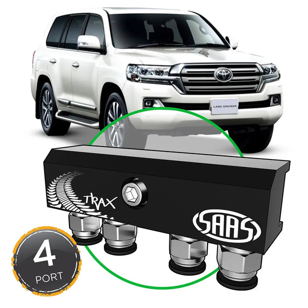 SAAS Diff Breather Kit 4 Port suit TOYOTA LANDCRUISER 200 Series 2007-2018 DB1001-1208 - view 1