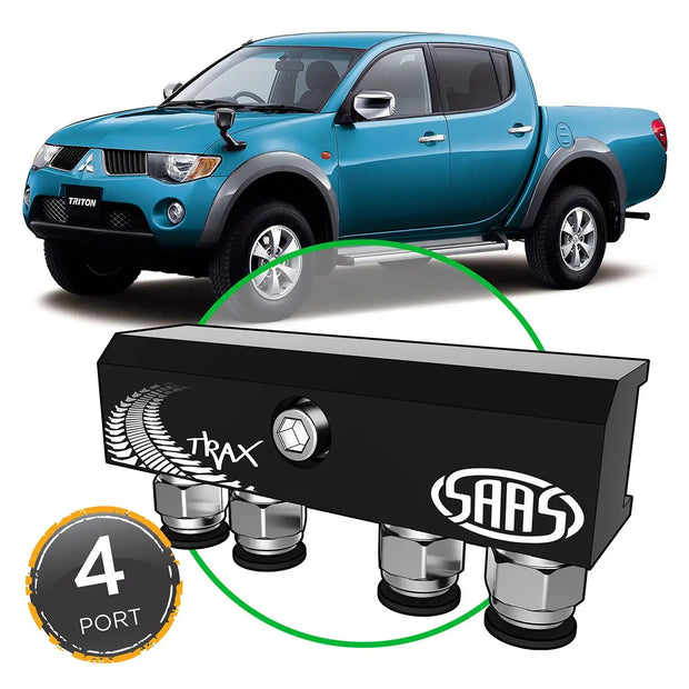 SAAS Diff Breather Kit 4 Port incl Nylon Bushes MITSUBISHI TRITON ML-MN 2006-2015 DB1001-3101 - view 1