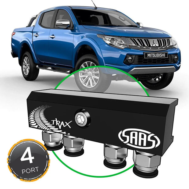 SAAS Diff Breather Kit 4 Port incl Nylon Bushes MITSUBISHI TRITON MQ-MR 2015> DB1001-3103 - view 1