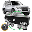 SAAS Diff Breather Kit 4 Port incl Nylon Bushes MITSUBISHI PAJERO NS-NX 2006-Current DB1001-3204 - view 1