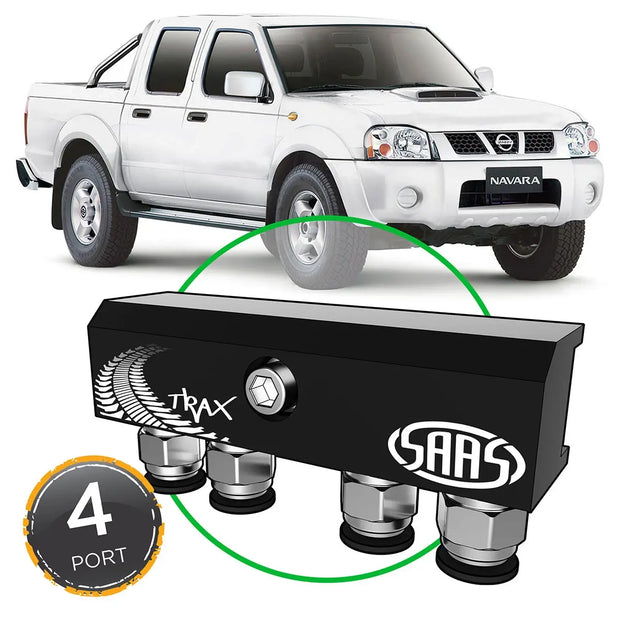 SAAS Diff Breather Kit 4 Port suit NISSAN NAVARA D22 1997-2014 DB1001-4101 - view 1