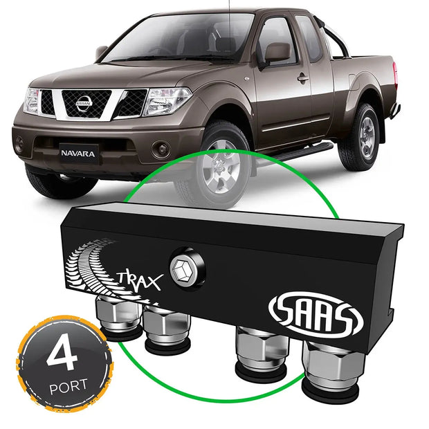 SAAS Diff Breather Kit 4 Port suit NISSAN NAVARA D40 2006-2015 DB1001-4102 - view 1