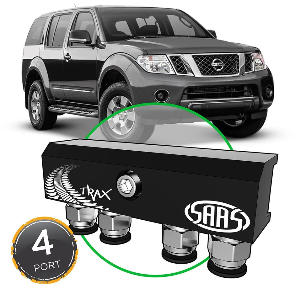 SAAS Diff Breather Kit 4 Port suit NISSAN PATHFINDER R51 2006-2015 DB1001-4103 - view 1