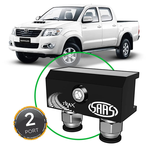 SAAS Diff Breather Kit 2 Port suit TOYOTA HILUX 1997-2015 All Models DB1010-1101 - view 1