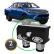 SAAS Diff Breather Kit 2 Port suit TOYOTA HILUX 2016 on All Models DB1010-1103 - view 1
