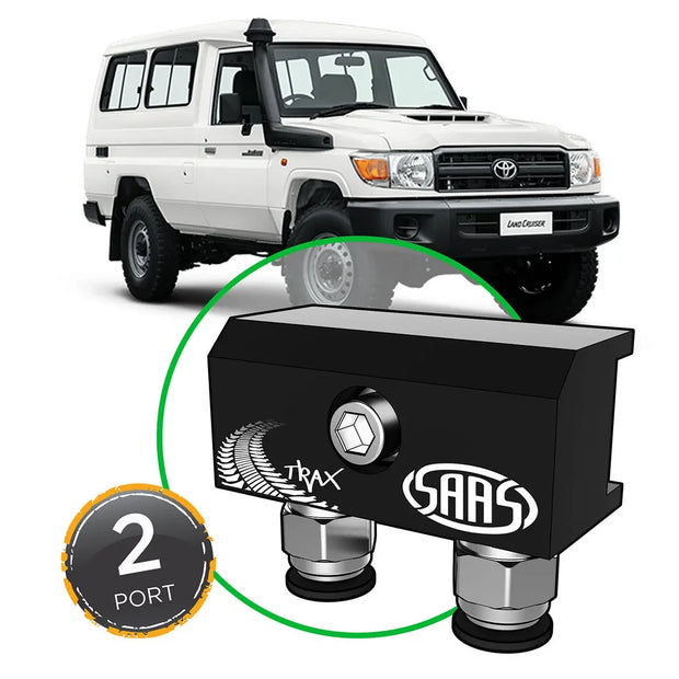 SAAS Diff Breather Kit 2 Port suit TOYOTA LANDCRUISER 70 Series 1985-2018 DB1010-1209 - view 1