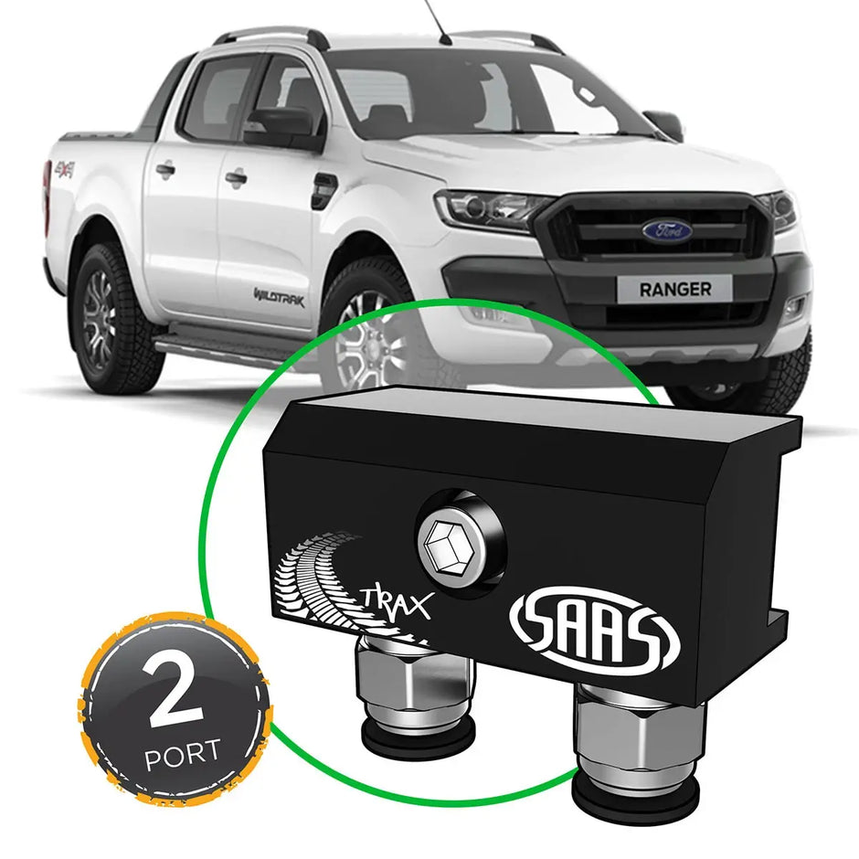 SAAS Diff Breather Kit 2 Port suit FORD RANGER PX1 PX2 2011-2015 M8 Thread DB1011-2101 - view 1