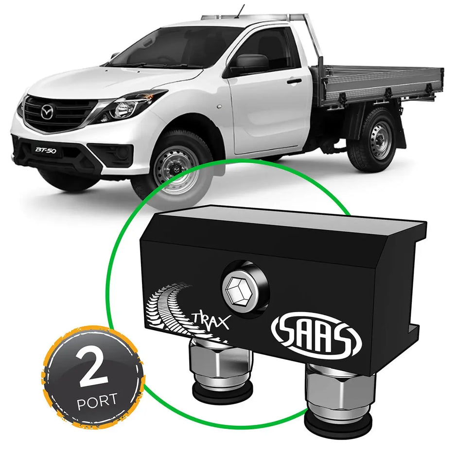 SAAS Diff Breather Kit 2 Port suit MAZDA BT-50 UP UR 2011-Current M8 Thread DB1011-2101M - view 1