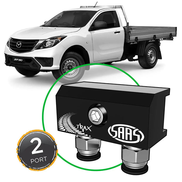 SAAS Diff Breather Kit 2 Port suit MAZDA BT-50 UP UR 2011-Current M8 Thread DB1011-2101M - view 1