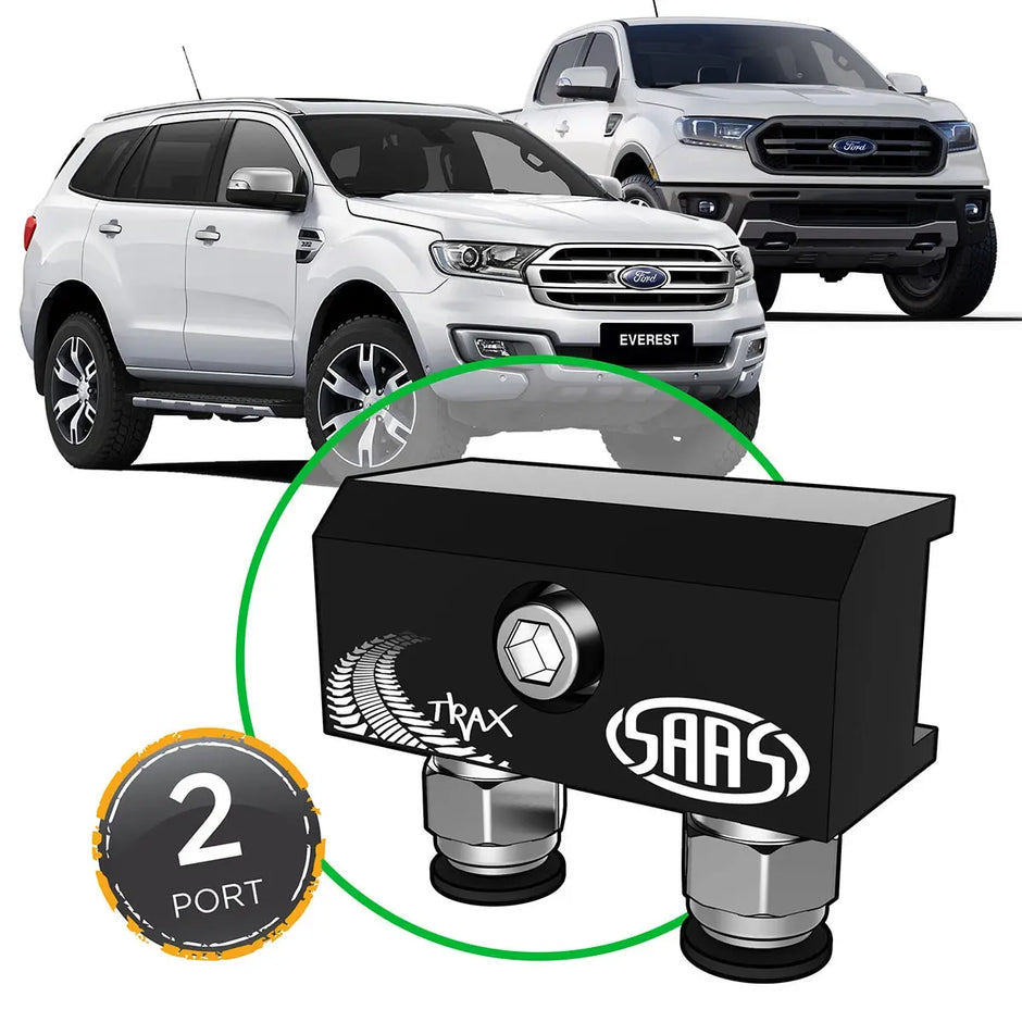 SAAS Diff Breather Kit 2 Port suit FORD RANGER/EVEREST 2015> M8 Thread DB1011-2102 - view 1