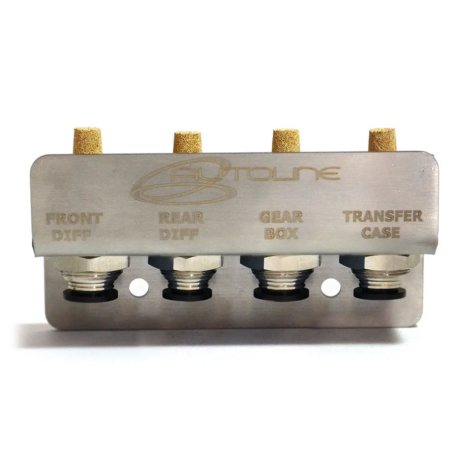 SAAS Diff Breather Kit 4 Port Stainless Bracket 1/8 BSP DB2004 - view 2