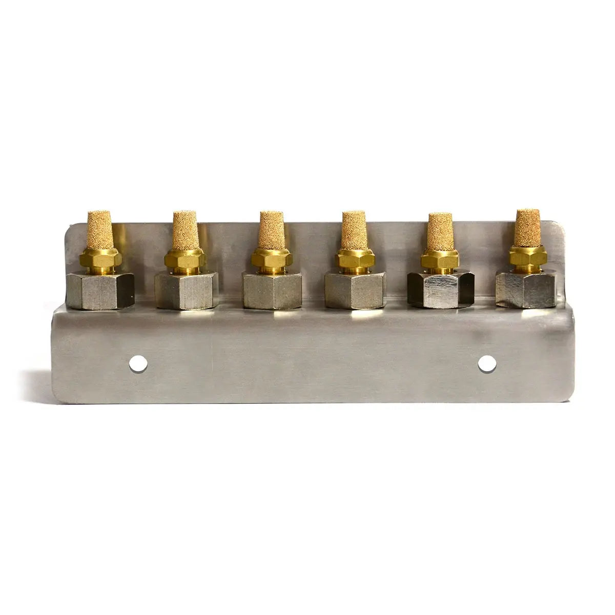 SAAS Diff Breather Kit 6 Port Stainless Bracket 1/8 BSP DB2006 - view 4