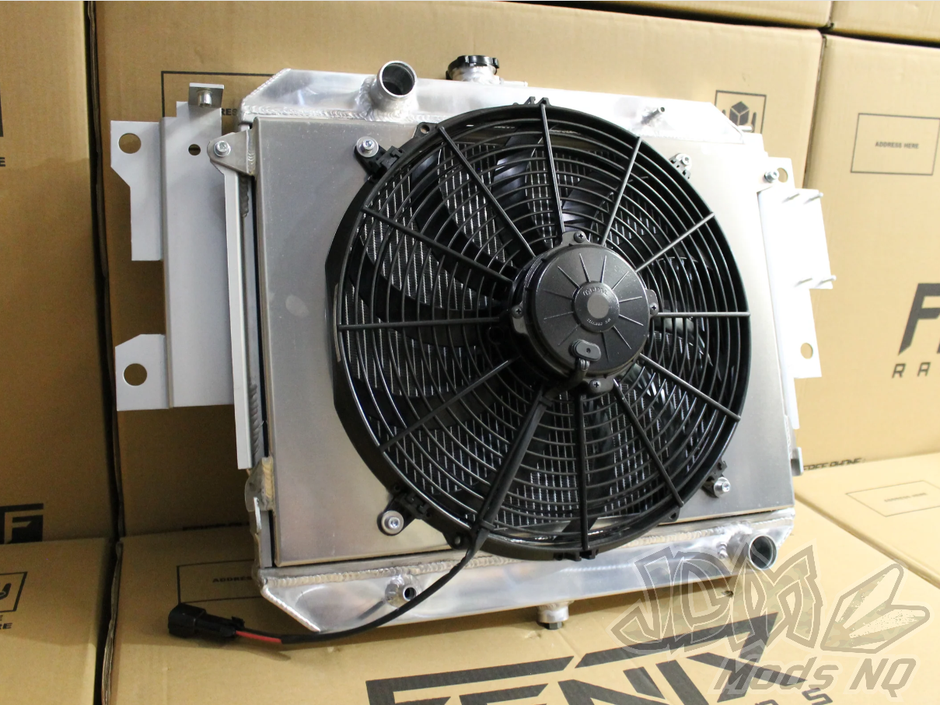 Daihatsu Feroza Full Alloy Performance Radiator, Custom Shroud & 14