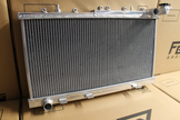 Nissan N14-N15 Pulsar SR20DE/T Full Alloy Performance Radiator – polished radiator angled view – original Fenix photograph