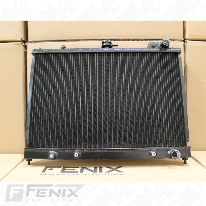 Nissan R31 Skyline Full Alloy Performance Radiator - Black
