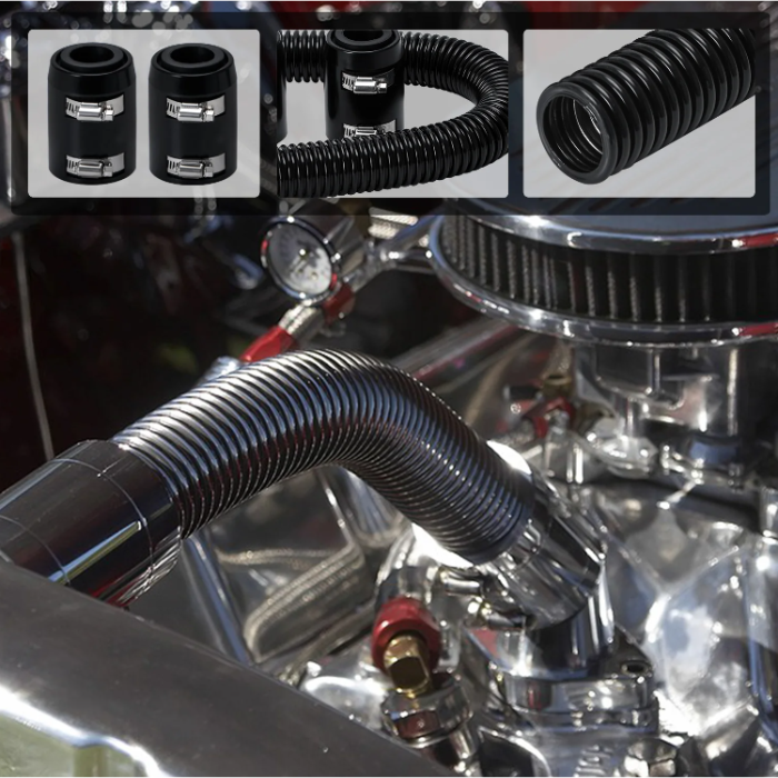 Flexible Stainless Steel Radiator Hose Kit 24