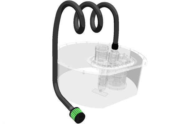 Radium DSV, 12AN ORB to 12AN Male, High Fill