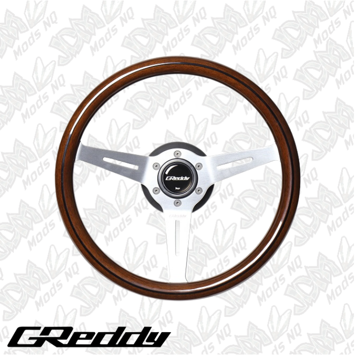 GReddy sports steering wheel (Dark Brown)