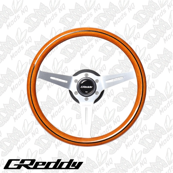 GReddy sports steering wheel (Light Brown)