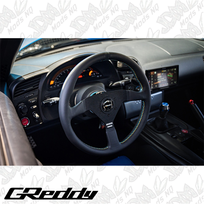 GReddy x MOMO sports steering wheel