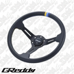 GReddy Leather Sports Steering Wheel - 80mm Dish