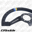 GReddy Leather Sports Steering Wheel - 80mm Dish