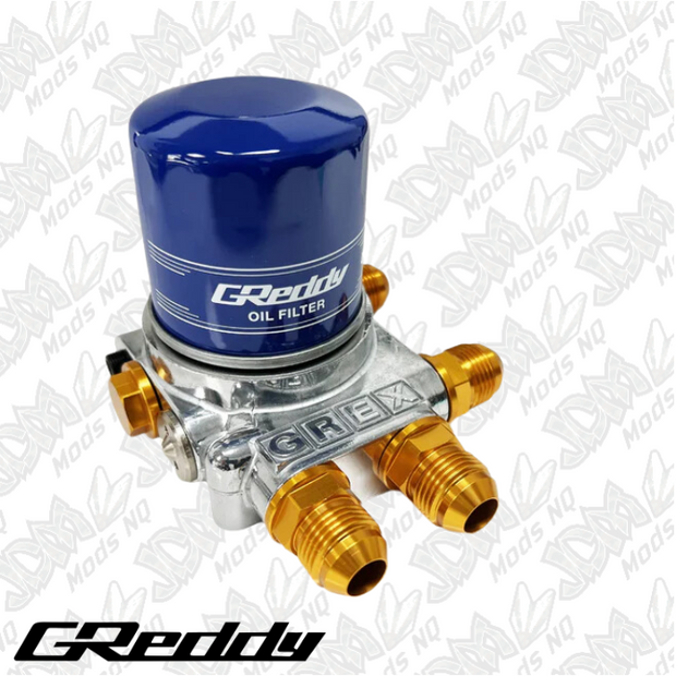 GReddy Oil Cooler Filter Block Adapter Type-I - Remote Filter