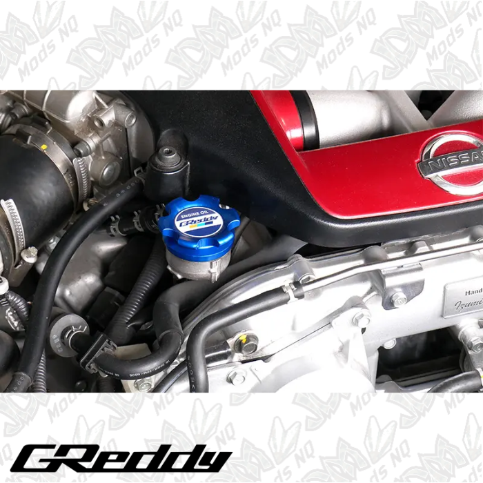 GReddy Oil Filler Cap Type-B 02 Blue M32xP3.5 FITS NISSAN HONDA SUZUKI