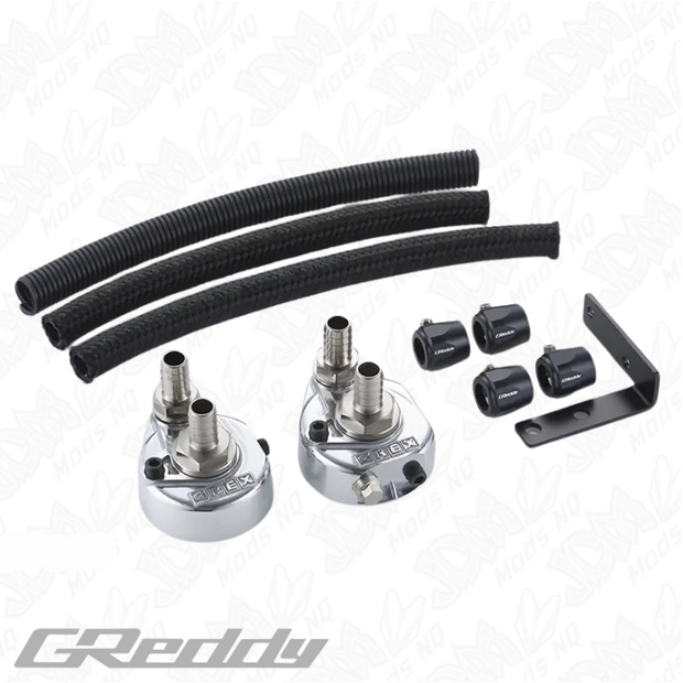 GReddy Oil Filter Relocation Kit, ES112 for TOYOTA SUPRA JZA80