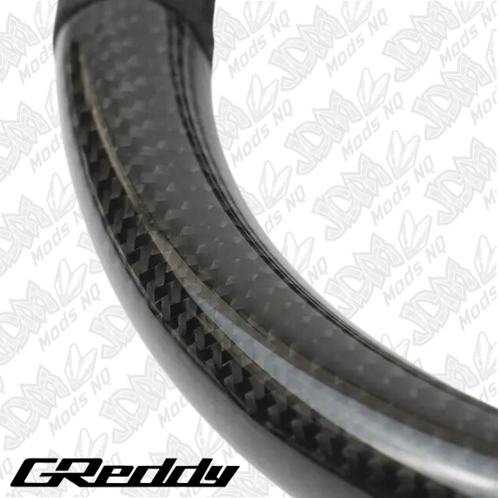 GReddy Sports Steering Wheel with Real Carbon