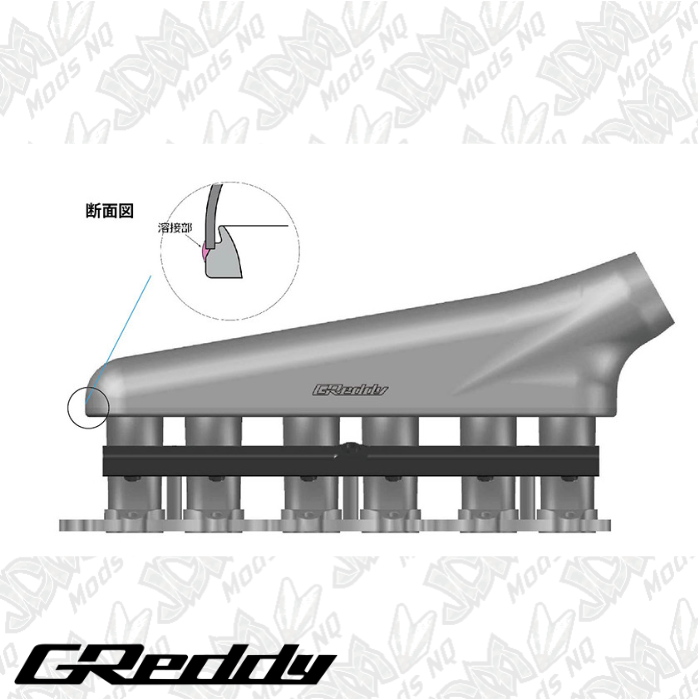 GReddy Surge Tank RB26 Single Throttle