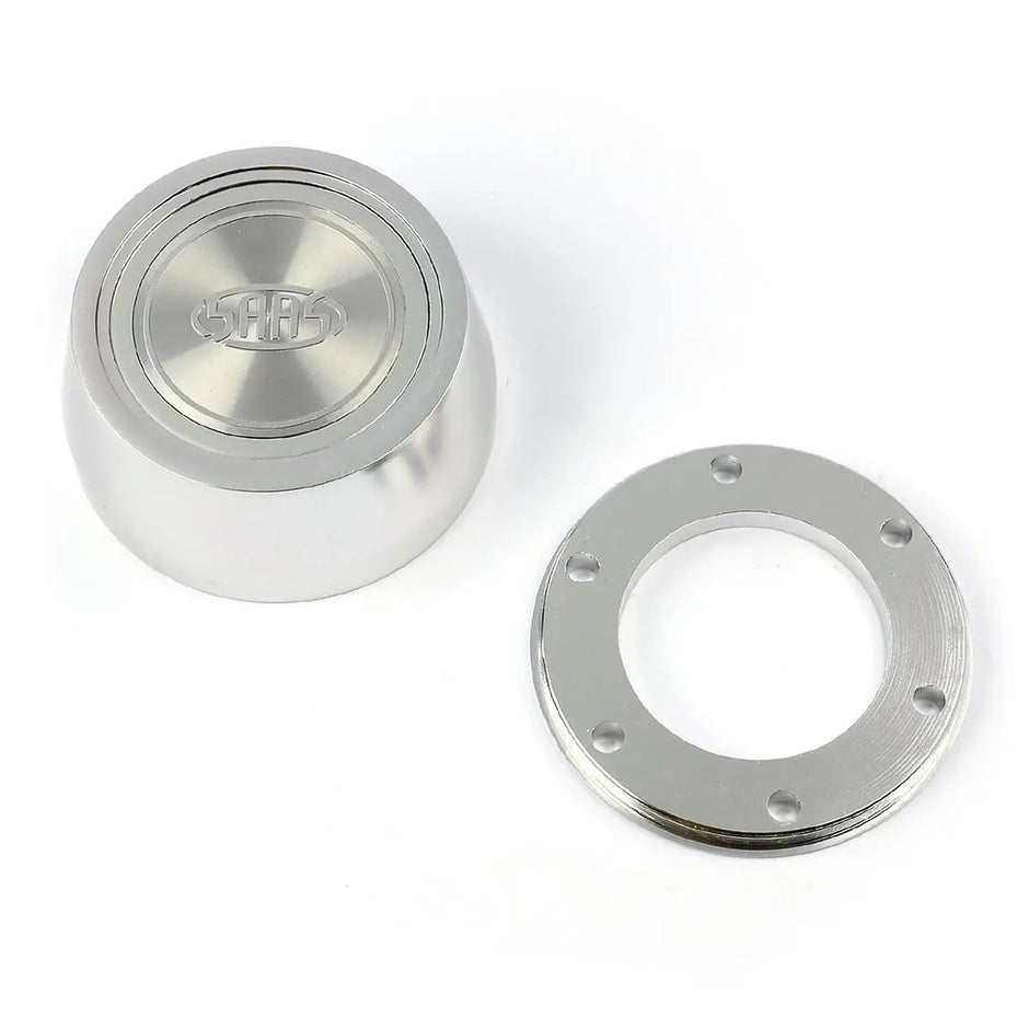 SAAS Horn Button Brushed Alloy Billet Tall Suit Deep Dish HB1001 - view 2