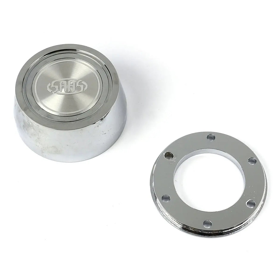 SAAS Horn Button Chrome Billet Tall Suit Deep Dish HB1002 - view 2