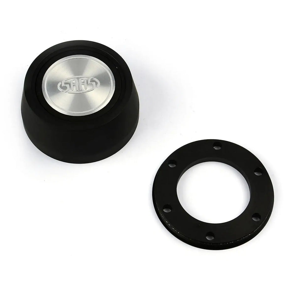 SAAS Horn Button Black Billet Tall Suit Deep Dish HB1003 - view 2