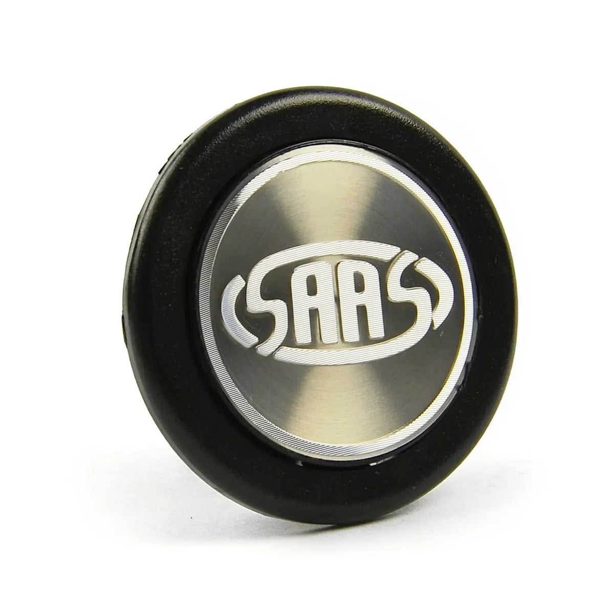 SAAS Horn Button Complete With Brush Aluminium SAAS Logo HBB - view 1