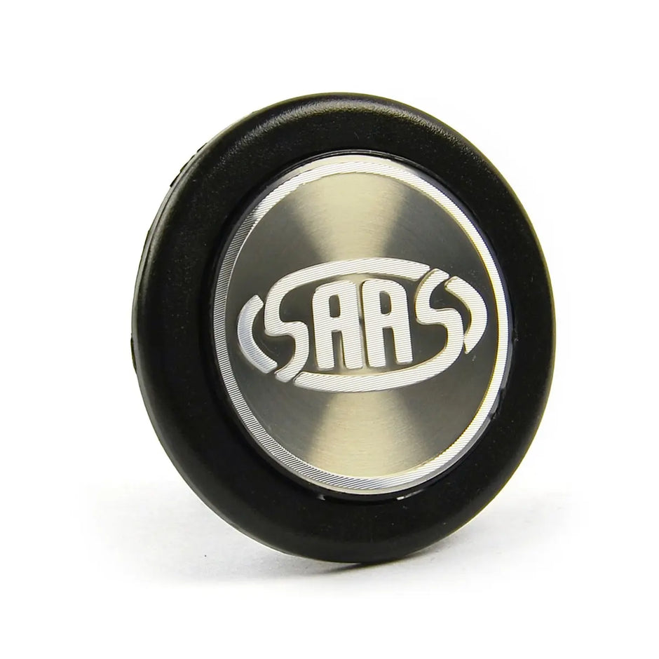 SAAS Horn Button Complete With Brush Aluminium SAAS Logo HBB - view 1