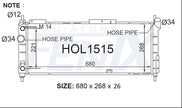 Holden Barina SB Radiator — HOL1515-PA26A — manufacturer main image
