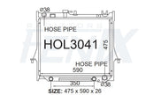 Holden RA Rodeo Diesel Radiator (MAR/2003 - OCT/2008) — HOL3041-PA26A — manufacturer main image